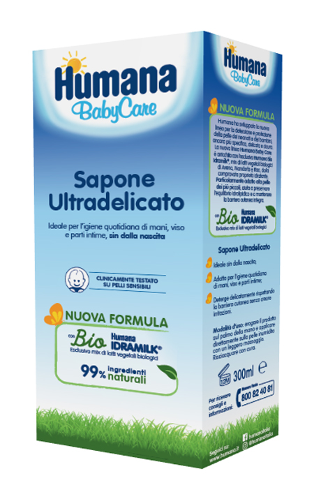 HUMANA BABY CARE SAPONE LIQUIDO 300 ML - Farmacia Dott. Pasquale Russo