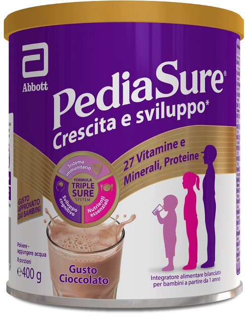PEDIASURE CRESCITA&SVILUPPO CIOCCOLATO 400 G - Farmacia Dott. Pasquale Russo