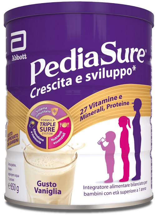 PEDIASURE CRESCITA&SVILUPPO VANIGLIA 850 G - Farmacia Dott. Pasquale Russo