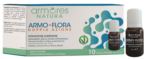 ARMORES ARMO FLORA DOPPIA AZIONE 10 FLACONCINI DA 10 ML - Farmacia Dott. Pasquale Russo
