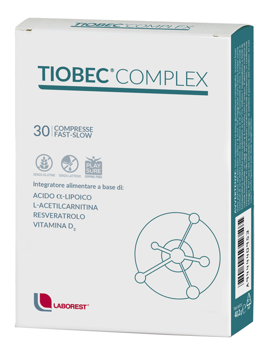 TIOBEC COMPLEX 30 COMPRESSE FAST SLOW - Farmacia Dott. Pasquale Russo