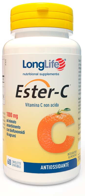 LONGLIFE ESTER C 1000 60 TAVOLETTE - Farmacia Dott. Pasquale Russo