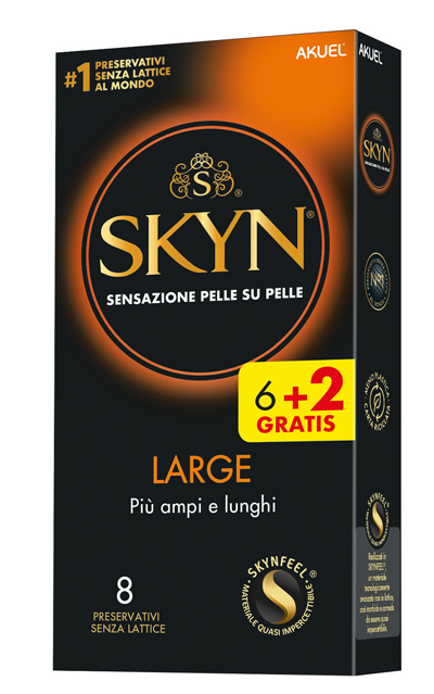 AKUEL SKYN LARGE PIU AMPI/LUNGHI 6 PEZZI + 2 OMAGGIO - Farmacia Dott. Pasquale Russo