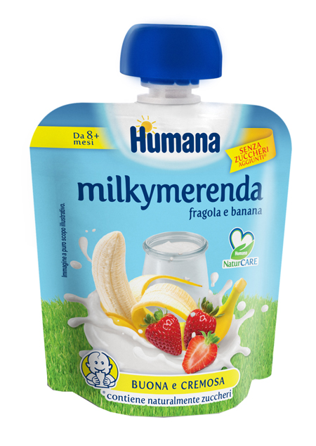 MILKYMERENDA FRAGOLA BANANA 100 G - Farmacia Dott. Pasquale Russo