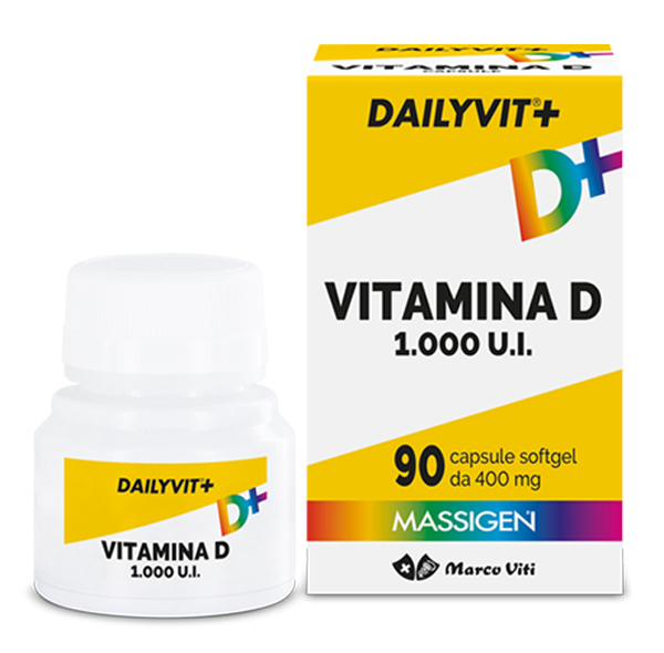 DAILYVIT VITAMINA D 1000 UI 90 CAPSULE SOFTGEL - Farmacia Dott. Pasquale Russo