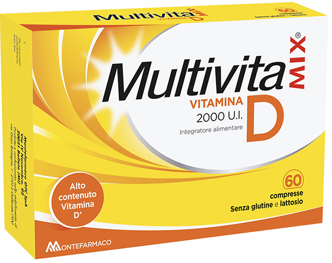 MULTIVITAMIX VITAMINA D 2000 UI 60 COMPRESSE - Farmacia Dott. Pasquale Russo
