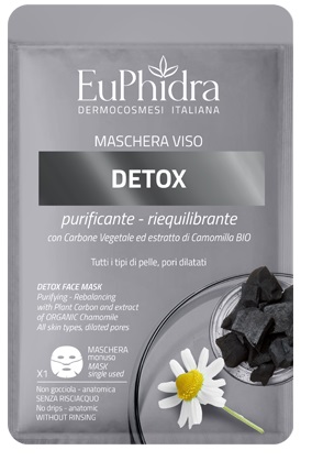EUPHIDRA MASCHERA VISO DETOX 1 PEZZO - Farmacia Dott. Pasquale Russo