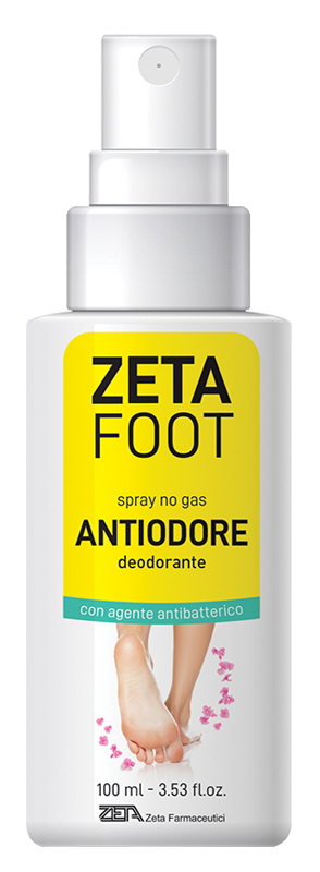 ZETAFOOT SPRAY ANTIODORE 100 ML - Farmacia Dott. Pasquale Russo