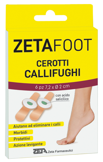 ZETAFOOT CEROTTO CALLIFUGO DISCHETTO CENTRALE 6 PEZZI - Farmacia Dott. Pasquale Russo