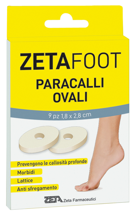 ZETAFOOT PARACALLO OVALE LATTICE 9 PEZZI - Farmacia Dott. Pasquale Russo