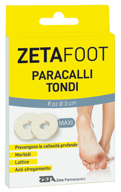 ZETAFOOT PARACALLO GRANDE TONDO LATTICE 8 PEZZI - Farmacia Dott. Pasquale Russo