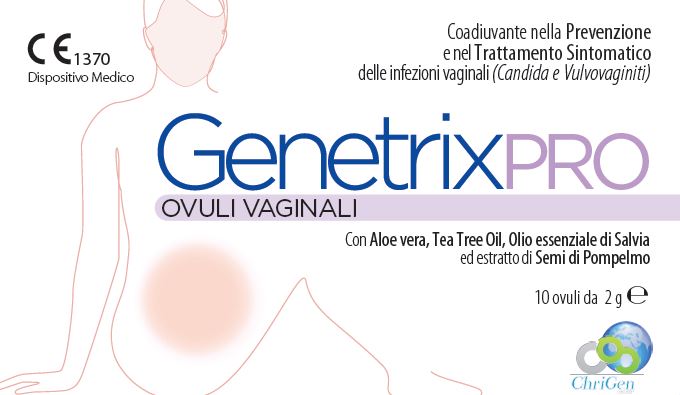 GENETRIX PRO 10 OVULI VAGINALI 2 G - Farmacia Dott. Pasquale Russo