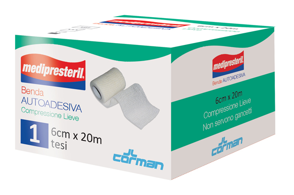MEDIPRESTERIL BENDA AUTOADESIVA 6X2000 CM 1 PEZZO - Farmacia Dott. Pasquale Russo