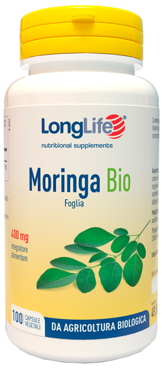 LONGLIFE MORINGA BIO 100 CAPSULE VEGETALI - Farmacia Dott. Pasquale Russo