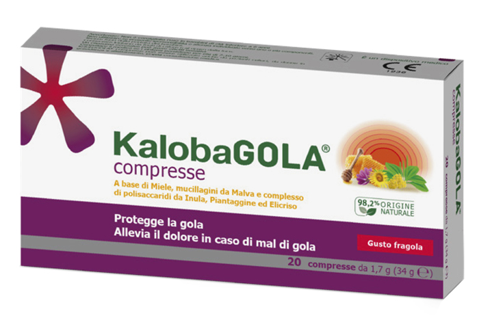 KALOBAGOLA 20 COMPRESSE FRAGOLA - Farmacia Dott. Pasquale Russo