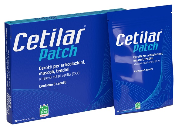 CEROTTO MONOUSO CETILAR PATCH PER ARTICOLAZIONI MUSCOLI E TENDINI 5 PEZZI - Farmacia Dott. Pasquale Russo