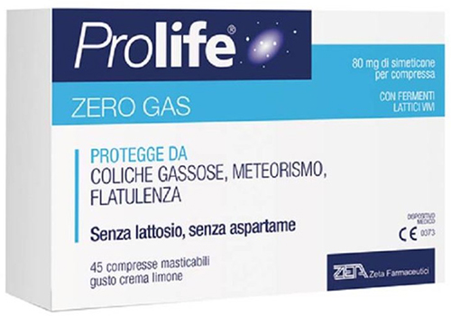 PROLIFE ZEROGAS 45 COMPRESSE - Farmacia Dott. Pasquale Russo