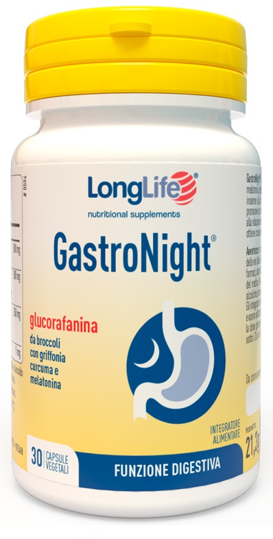 LONGLIFE GASTRONIGHT 30 CAPSULE VEGETALI - Farmacia Dott. Pasquale Russo