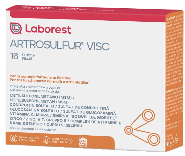 ARTROSULFUR VISC 16 BUSTINE DA 6 G - Farmacia Dott. Pasquale Russo