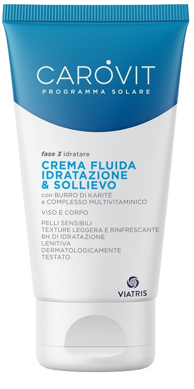 CAROVIT PROGRAMMA SOLARE CREMA FLUIDA IDRATAZIONE & SOLLIEVO 150 ML - Farmacia Dott. Pasquale Russo