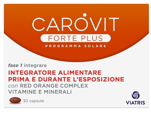 CAROVIT FORTE PLUS PROGRAMMA SOLARE 30 CAPSULE BL - Farmacia Dott. Pasquale Russo