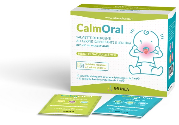 CALMORAL 10 SALVIETTE DETERGENTI + 10 SALVIETTE LENITIVE PROTETTIVE - Farmacia Dott. Pasquale Russo