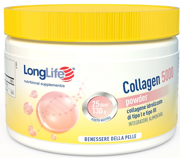 LONGLIFE COLLAGEN 5000 POWDER 130 G - Farmacia Dott. Pasquale Russo