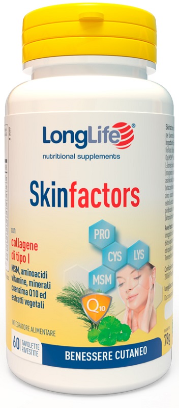 LONGLIFE SKIN FACTORS 60 TAVOLETTE RIVESTITE - Farmacia Dott. Pasquale Russo