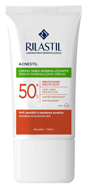 RILASTIL SUN SYSTEM ACNESTIL CREMA SPF50+ 40 ML - Farmacia Dott. Pasquale Russo