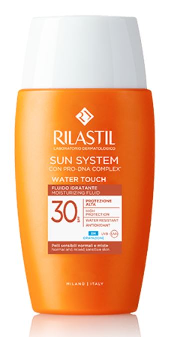 RILASTIL SUN SYSTEM WATER TOUCH FLUIDO SPF30 50 ML - Farmacia Dott. Pasquale Russo