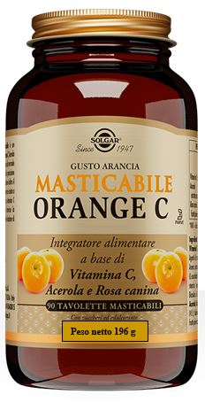 ORANGE C 90 TAVOLETTE MASTICABILI - Farmacia Dott. Pasquale Russo