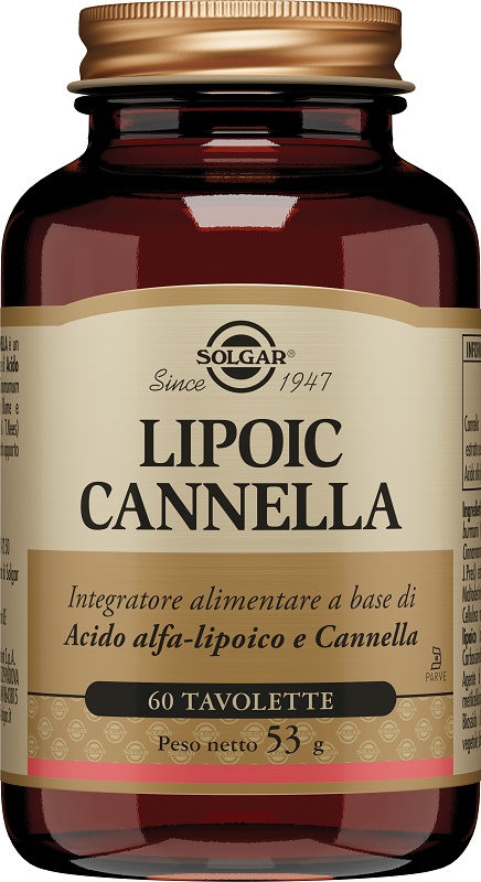 LIPOIC CANNELLA 60 TAVOLETTE - Farmacia Dott. Pasquale Russo