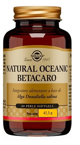 NATURAL OCEANIC BETACARO 60 PERLE - Farmacia Dott. Pasquale Russo