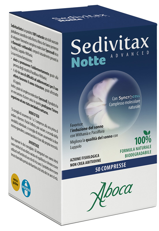 SEDIVITAX NOTTE ADVANCED 50 COMPRESSE - Farmacia Dott. Pasquale Russo