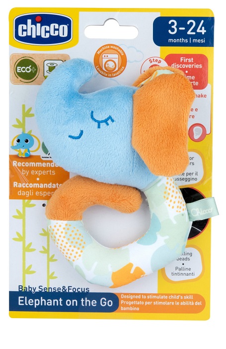 CHICCO GIOCO BABY SENSE&FOCUS TRILLINO SOFT ELEFANTE ECO+ - Farmacia Dott. Pasquale Russo