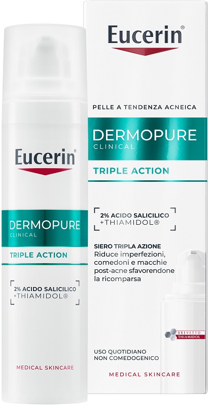 EUCERIN DERMOPURE CLINICAL SIERO TRIPLA AZIONE 40 ML - Farmacia Dott. Pasquale Russo