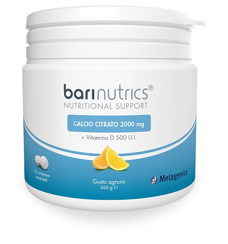 BARINUTRICS CALCIO CITRATO ARANCIA LIMONE ITA 90 COMPRESSE - Farmacia Dott. Pasquale Russo