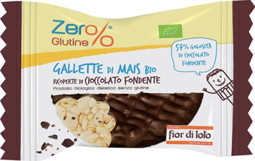 ZER% GLUTINE GALLETTE MAIS RICOPERTE CIOCCOLATO FONDENTE BIO 32 G - Farmacia Dott. Pasquale Russo