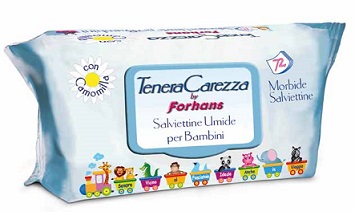 TENERA CAREZZA BY FORHANS SALVIETTINE 72 PEZZI - Farmacia Dott. Pasquale Russo