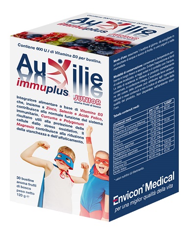 AUXILIE IMMUPLUS JUNIOR SOLUBILE 30 STICK PACK - Farmacia Dott. Pasquale Russo