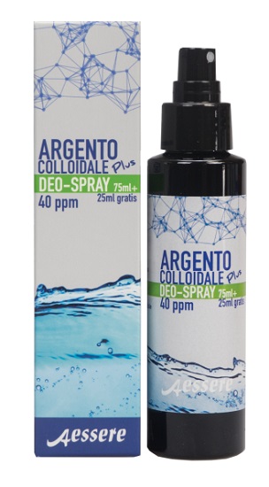 ARGENTO COLLOIDALE PLUS DEODORANTE SPRAY 75 ML + 25 ML - Farmacia Dott. Pasquale Russo