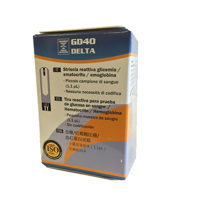 STRISCE MISURAZIONE GLICEMIA BRUNO GD40 DELTA 25 PEZZI - Farmacia Dott. Pasquale Russo