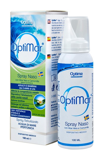 OPTIMAR SPRAY NASO ALOE CAMOMILLA 100 ML - Farmacia Dott. Pasquale Russo