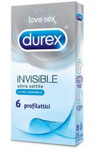 DUREX INVISIBLE PROFILATTICO 6 PEZZI - Farmacia Dott. Pasquale Russo