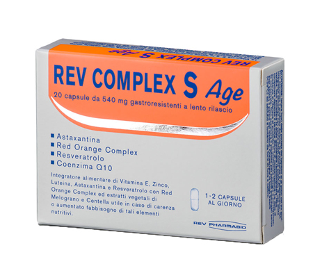 REV COMPLEX S AGE 20 CAPSULE - Farmacia Dott. Pasquale Russo