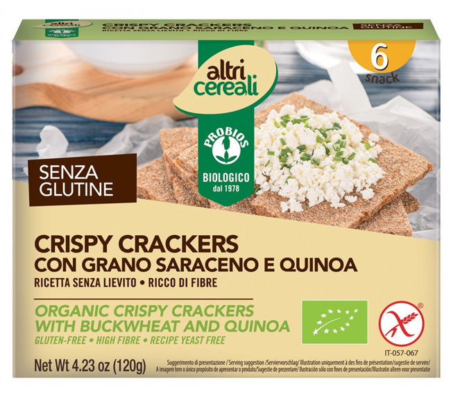 ALTRICEREALI CRISPY GRANO SARACENO SENZA LIEVITO 180 G - Farmacia Dott. Pasquale Russo