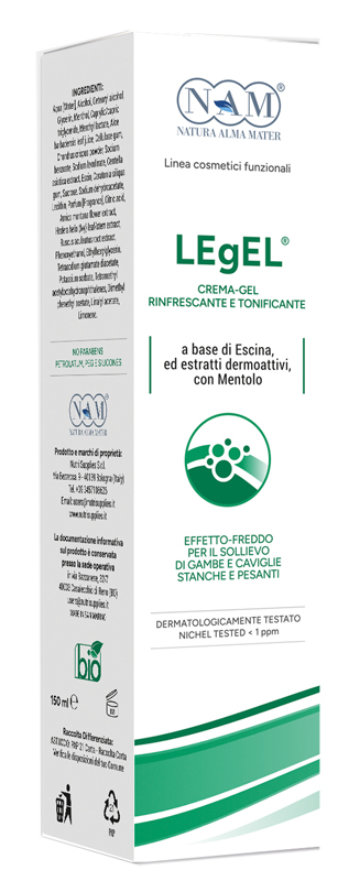 LEGEL CREMA-GEL RIFRESCANTE E TONIFICANTE PER GAMBE 150 ML - Farmacia Dott. Pasquale Russo