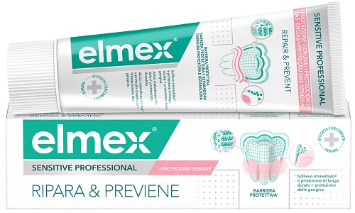DENTIFRICIO ELMEX SENSITIVE RIPARA & PREVIENE 75 ML - Farmacia Dott. Pasquale Russo