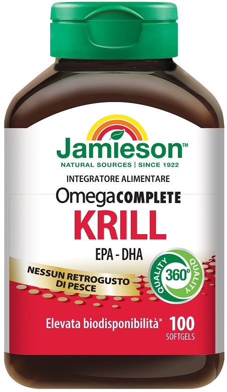 JAMIESON OMEGA COMPLETE PURE KRILL OIL 100 PERLE - Farmacia Dott. Pasquale Russo