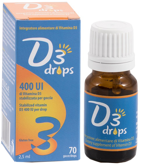 D3 DROPS 400 UI FLACONCINO 2,5 ML - Farmacia Dott. Pasquale Russo